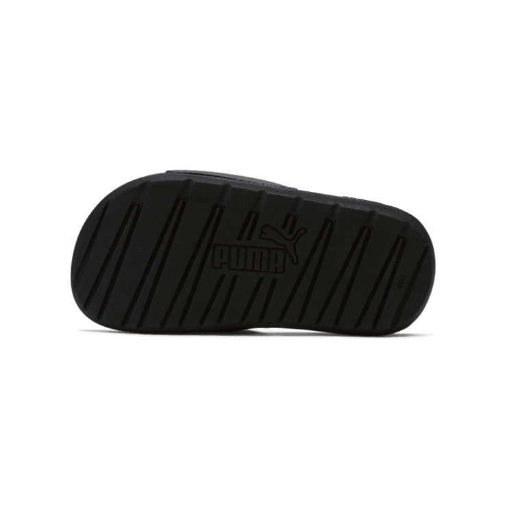 Puma Cool Cat 2.0 Slides Little Kid 'Black White' Angle 0