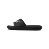 Puma Cool Cat 2.0 Slides Little Kid 'Black White' Angle 1