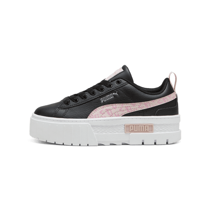 PUMA Mayze Wild Sneakers Big in Black/Mauved Out (GS) Angle 1