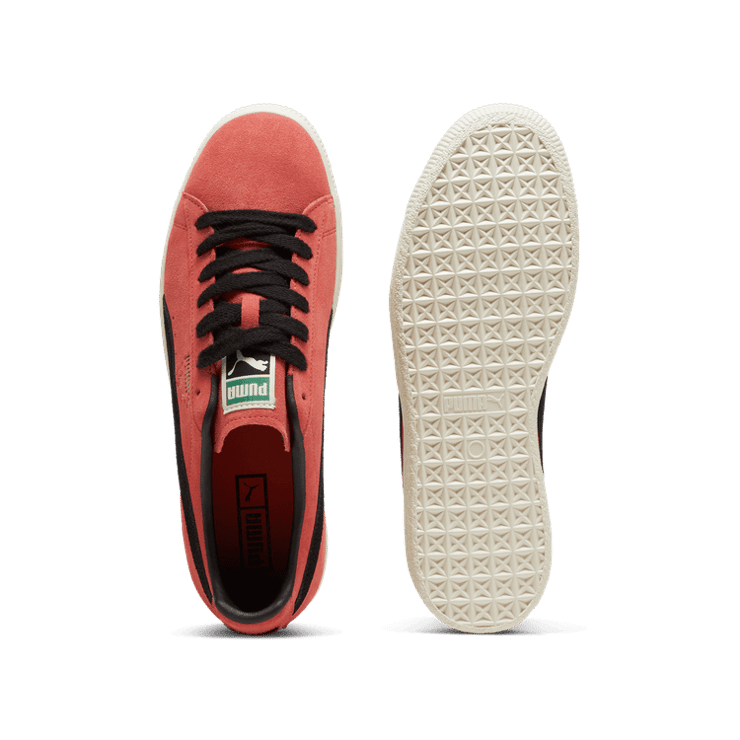 PUMA Clyde OG Sneakers in Salmon/Frosted Ivory/Black Angle 0