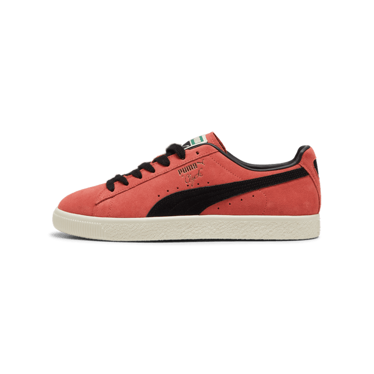 PUMA Clyde OG Sneakers in Salmon/Frosted Ivory/Black Angle 1