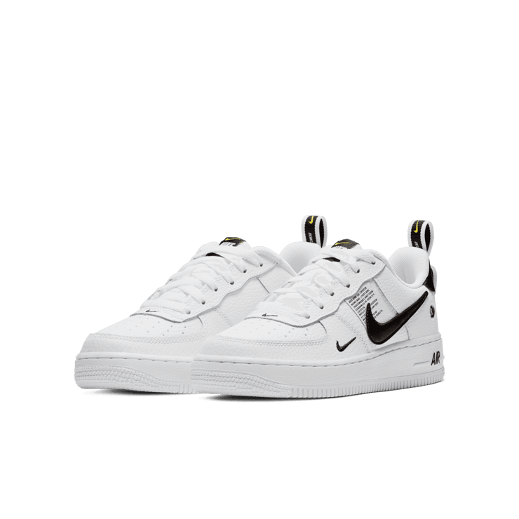 Nike Air Force 1 Low Utility White Black (GS) Angle 2