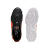 PUMA Smash 3.0 Leather Sneakers in Black/Redmazing (GS) Angle 0
