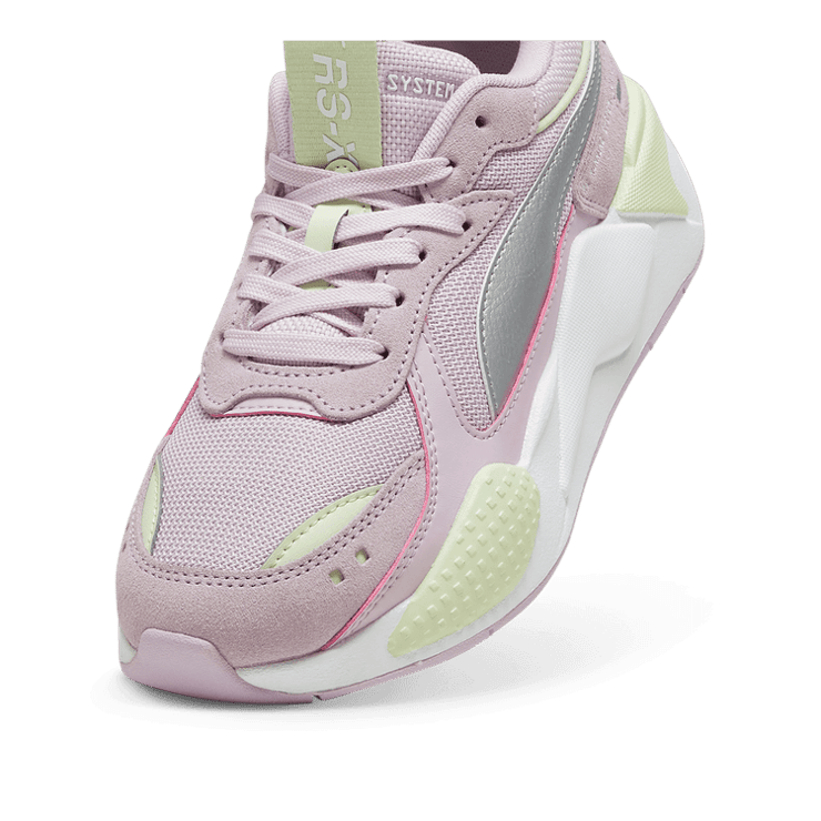 Puma RS-X Metallic Big Kid 'Grape Mist Silver' Angle 2