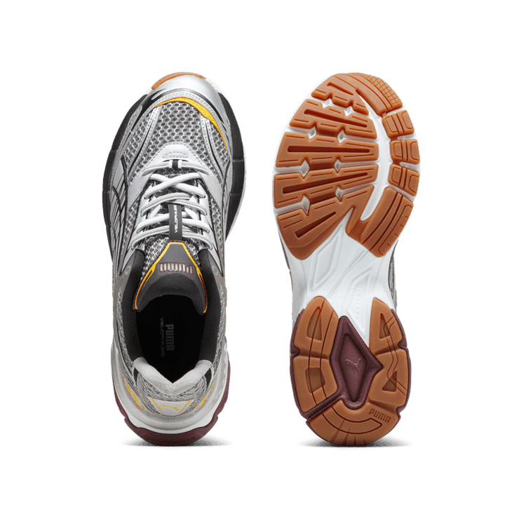 Puma Velophasis 'Phased - Silver Burgundy Yellow' Angle 0