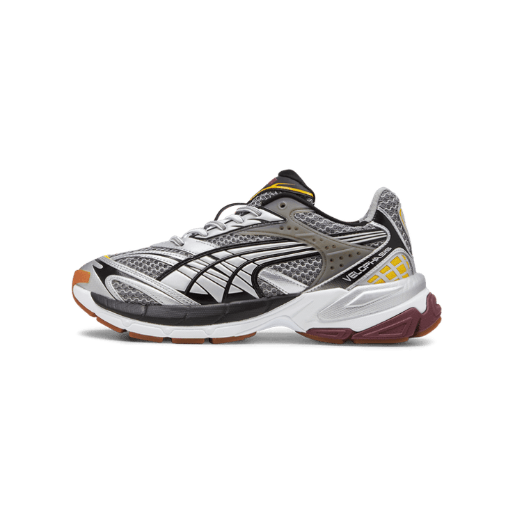 Puma Velophasis 'Phased - Silver Burgundy Yellow' Angle 1