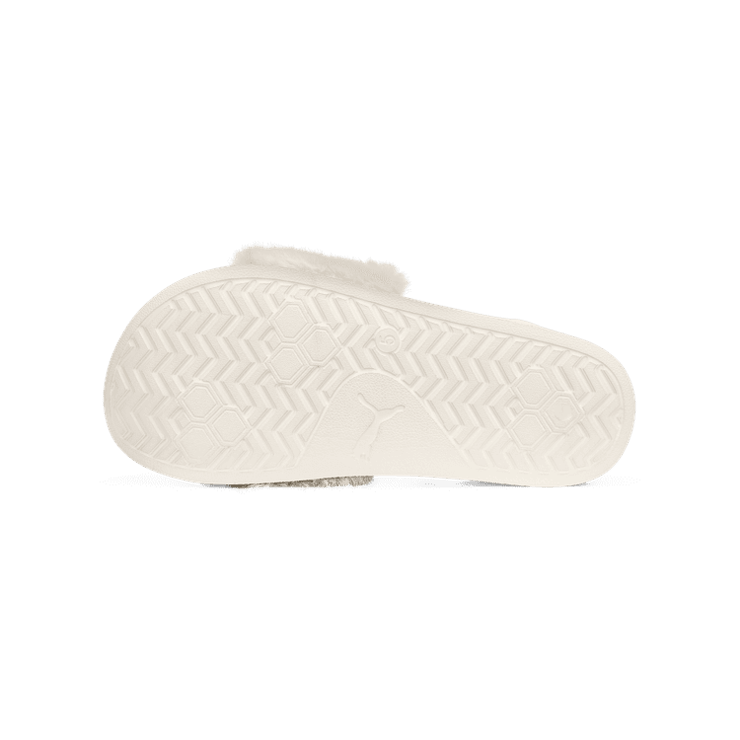 PUMA Leadcat 2.0 Fuzz Slides in Eggnog/Black Angle 0