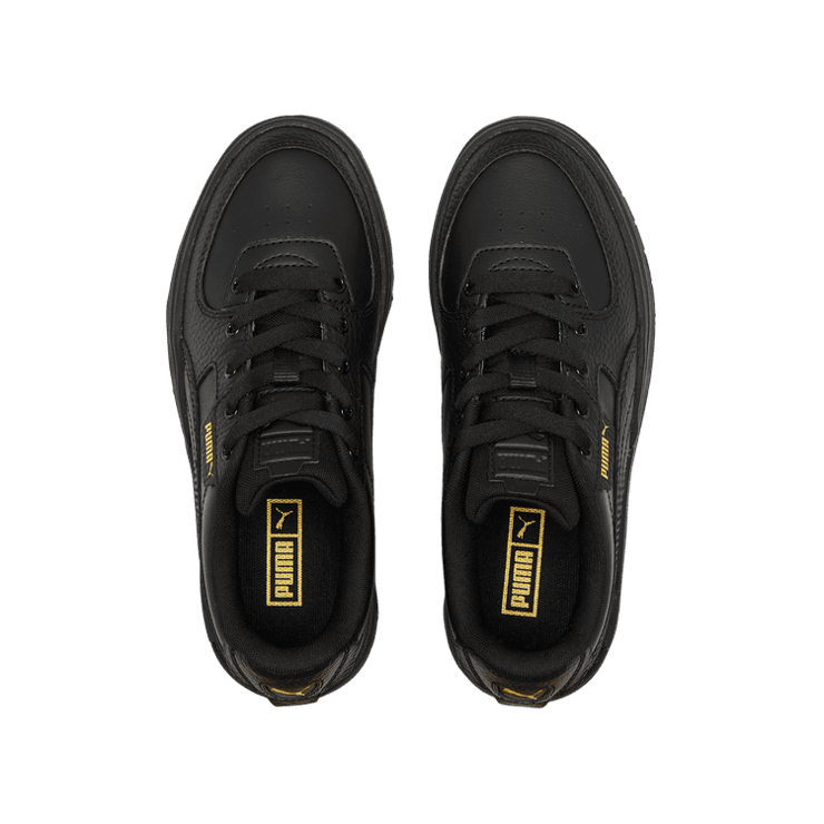 Puma Cali Dream Leather Jr 'Triple Black' Angle 2