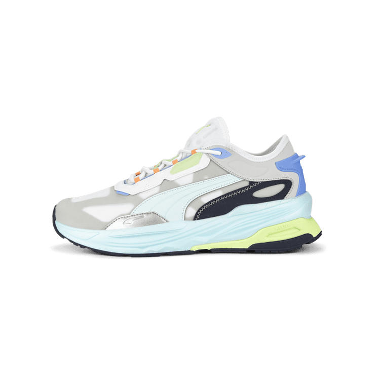 PUMA Extent NITROâ¢ Spring Goodies Sneakers in White/Nitro Blue Angle 1