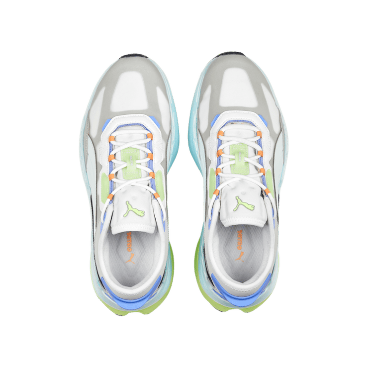 PUMA Extent NITRO⢠Spring Goodies Sneakers in White/Nitro Blue Angle 2