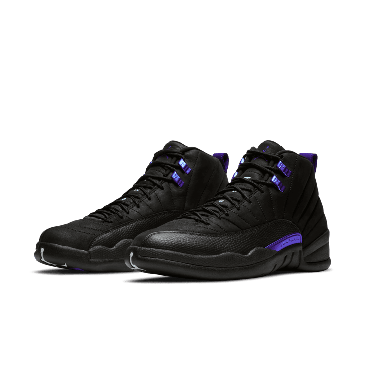 Jordan 12 Retro Black Dark Concord Angle 2