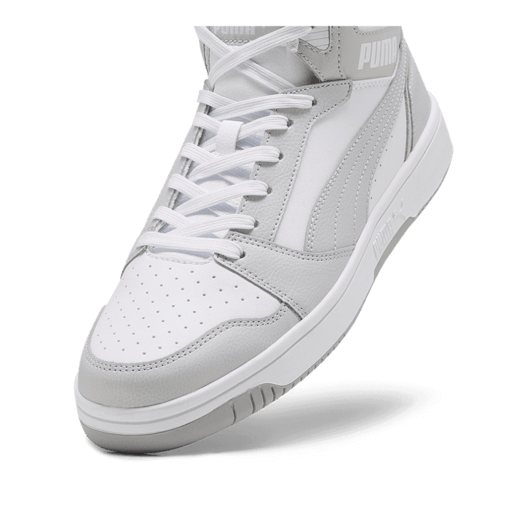 Puma Rebound Mid 'Ash Grey White' Angle 2