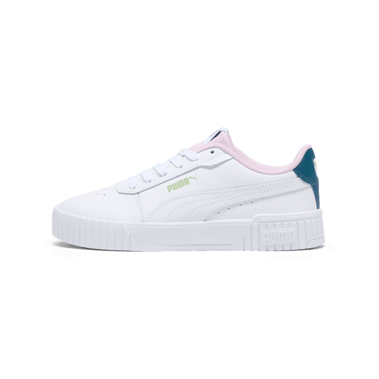 PUMA Carina 2.0 Sneakers in White/Ocean Tropic Angle 1