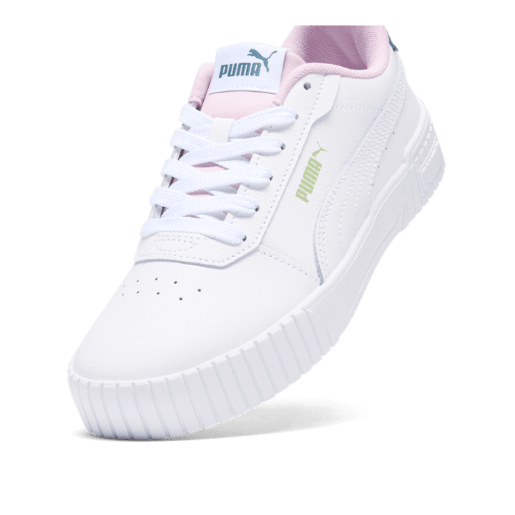 PUMA Carina 2.0 Sneakers in White/Ocean Tropic Angle 2