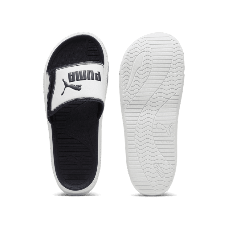 Puma Softride Pro 24 V Slide 'White New Navy' Angle 1