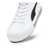 PUMA Kaia 2.0 Mid Sneakers in White/Black (PS) Angle 2