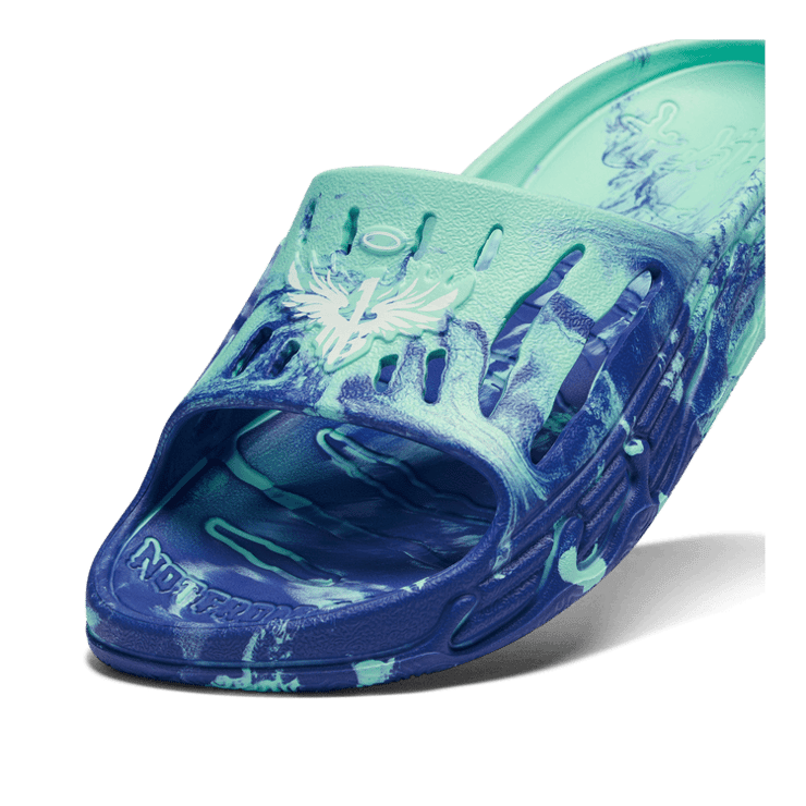 PUMA x LAMELO BALL MB.03 Basketball Slides in Royal Blue Angle 2