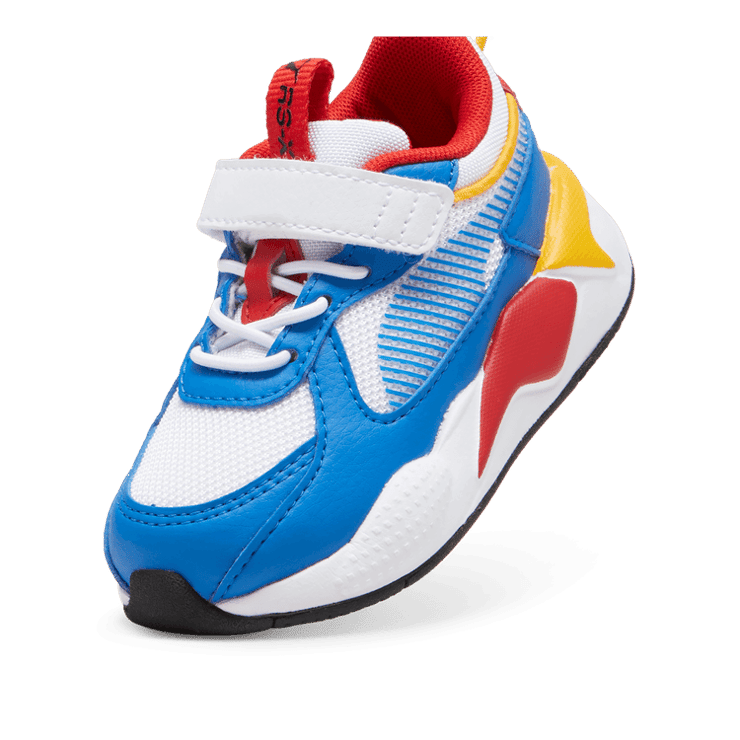 PUMA RS-X s' Sneakers in White/Hyperlink Blue (TD) Angle 2