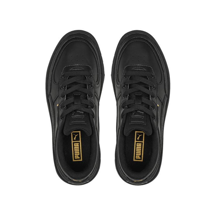 Puma Cali Dream Leather 'Triple Black' (W) Angle 2