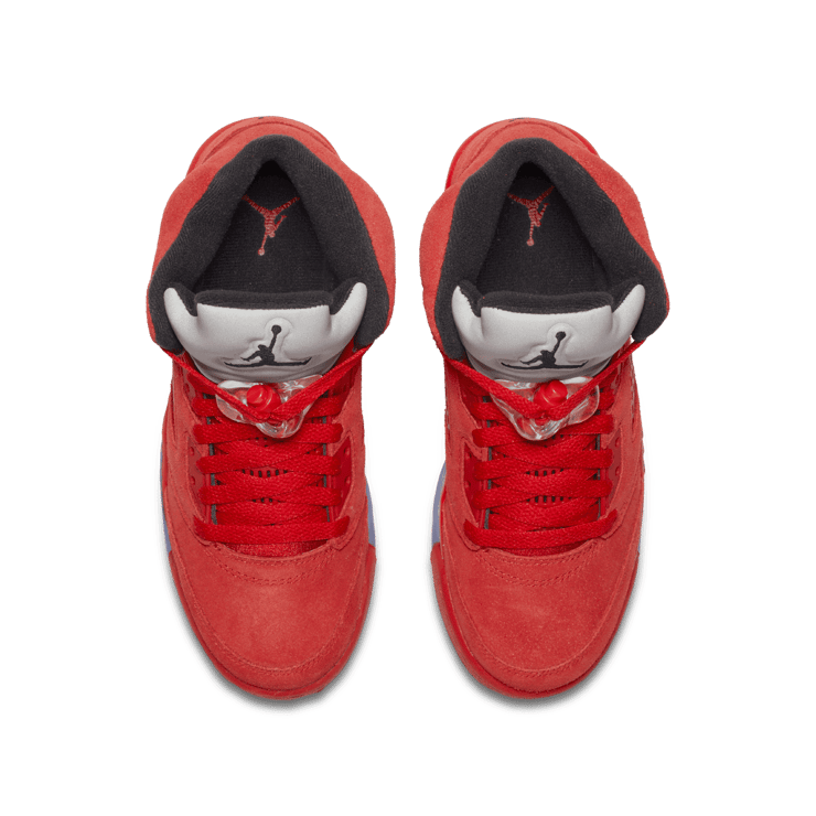 Jordan 5 Retro Red Suede (GS) Angle 1