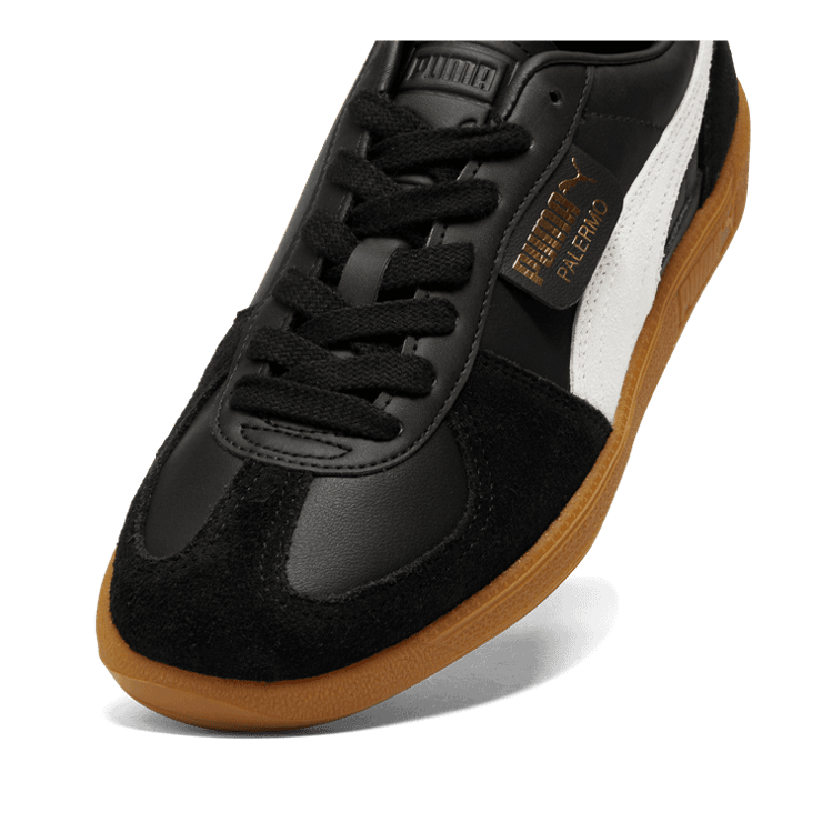 Puma Palermo Leather 'Black Feather Grey Gum' Angle 2