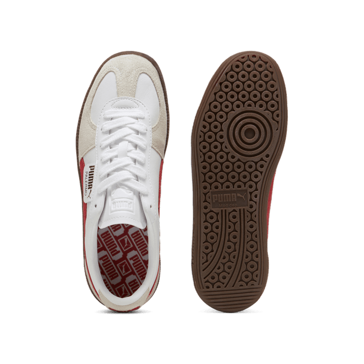 Puma Palermo Leather 'White Club Red' Angle 0