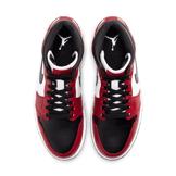 Air Jordan 1 Mid Chicago Toe Angle 1