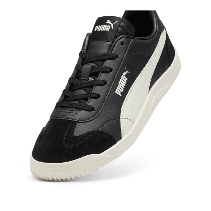 PUMA Club 5v5 Sneakers in Black/Warm White Angle 2