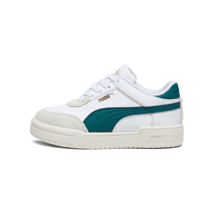 PUMA CA Pro Sport Mix Sneakers in White/Sedate Grey/Malachite (PS) Angle 1