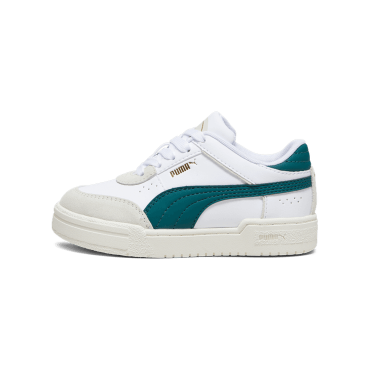 PUMA CA Pro Sport Mix Sneakers in White/Sedate Grey/Malachite (PS) Angle 1
