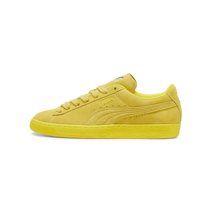 Puma Suede 'Love Marathon - Court Yellow' Angle 1