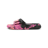 PUMA x LAMELO BALL MB.03 Basketball Slides in Black/Deep Orchid/Fluro Peach Pes Angle 0