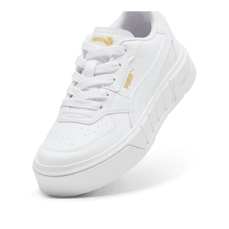 Puma Cali Court Little Kid 'White Gold' Angle 2