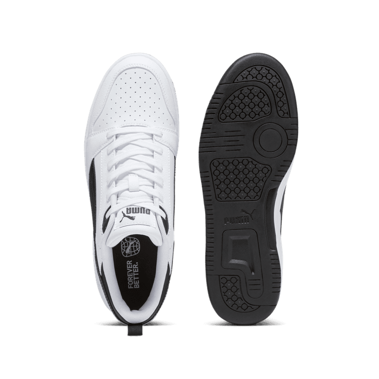 Puma Rebound V6 Low 'White Black' Angle 0