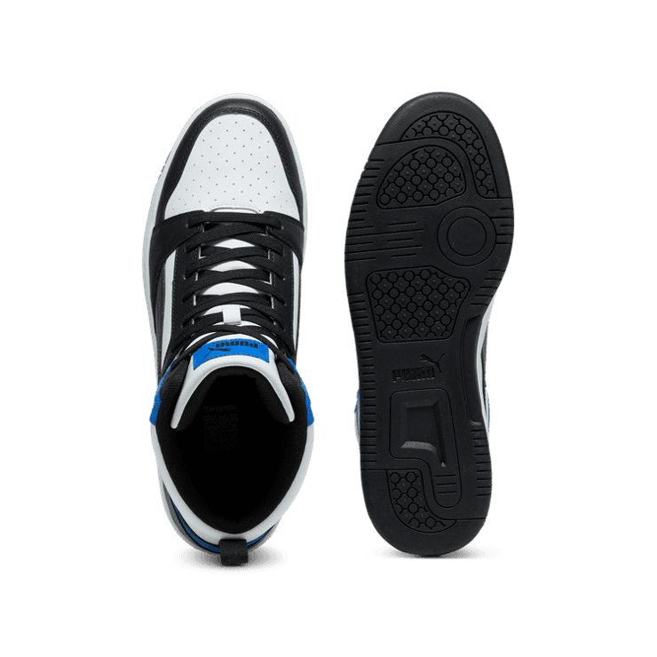 Puma Rebound Mid 'Black White Team Royal' Angle 0
