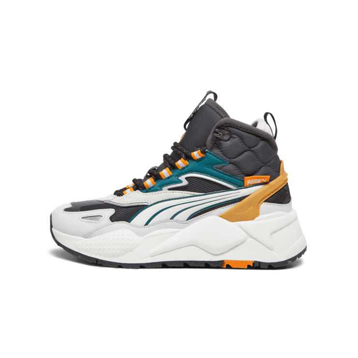 Puma RS-X High Big Kid 'Dark Coal Vapor Grey' Angle 1
