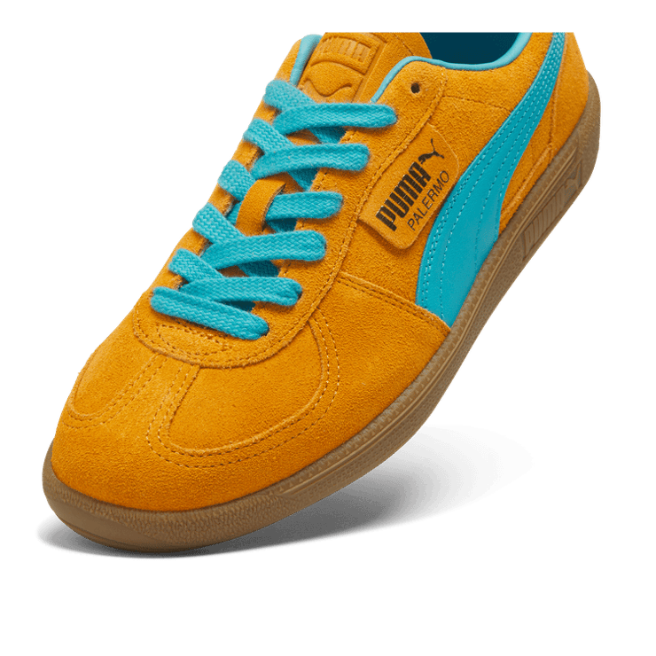 Puma Palermo 'Dark Cheddar Bright Aqua' Angle 2