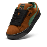 PUMA Suede XL Sneakers in Teak/Deep Forest/Black Angle 2