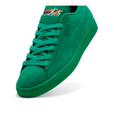 PUMA LOVE MARATHON Suede Sneakers in Meadow/Meadow Angle 2