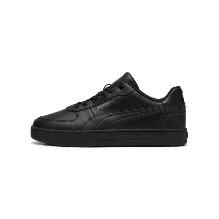 PUMA Caven 2.0 Lux Sneakers in Black/Shadow Grey/White Angle 1