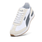 PUMA R78 Wind Nylon Sneakers in White/Glacial Grey/Frosted Ivory Angle 2