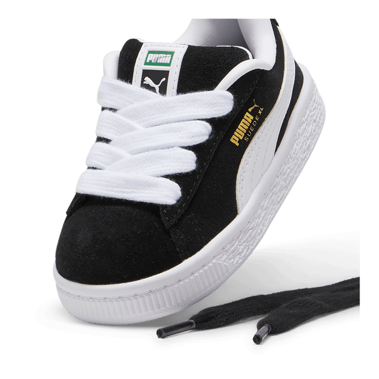 PUMA Suede XL s' Sneakers in Black/White (TD) Angle 2