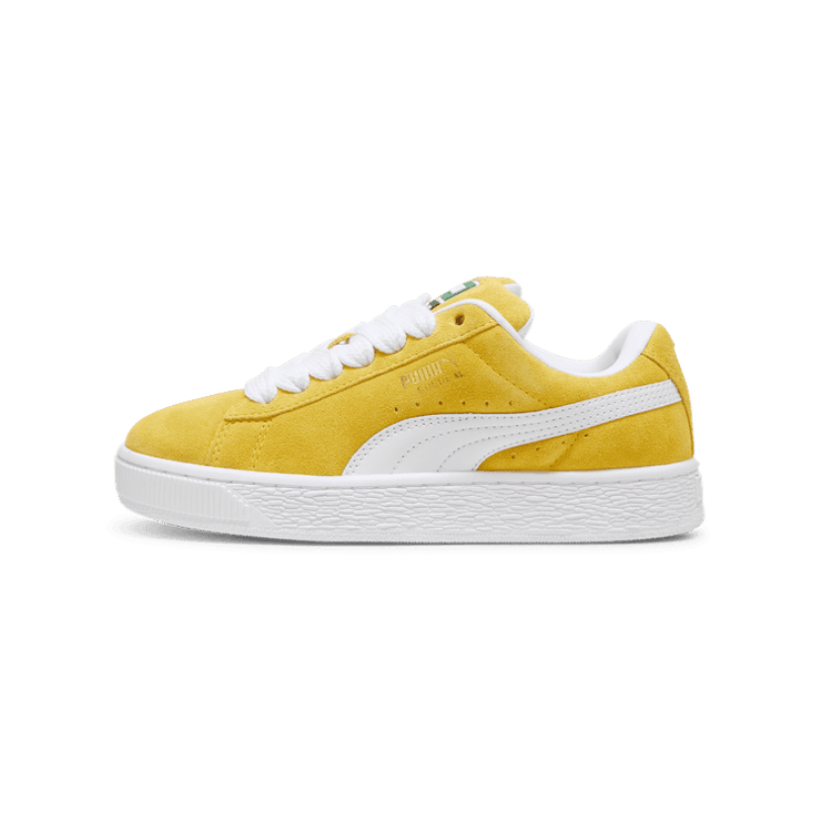 PUMA Suede XL Sneakers in Fresh Pear/White (GS) Angle 1