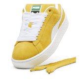 PUMA Suede XL Sneakers in Fresh Pear/White (GS) Angle 2