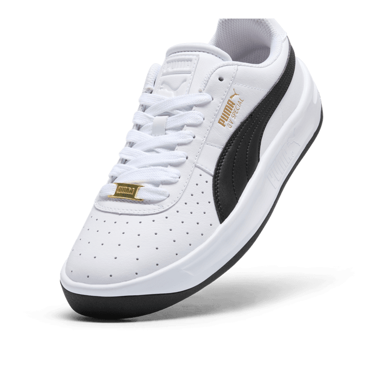 PUMA GV Special Sneakers in White/Black Angle 2