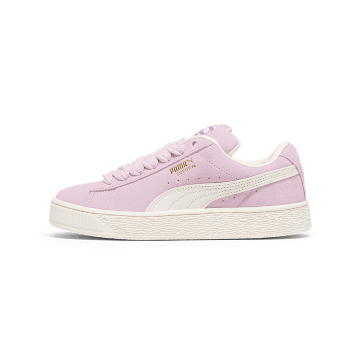 PUMA Suede XL Sneakers in Grape Mist/Warm White Angle 1