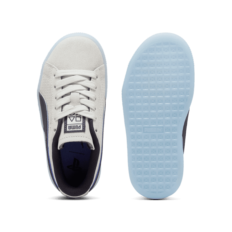 PUMA x PLAYSTATIONÂ® Suede Sneakers in Dark Blue (PS) Angle 0