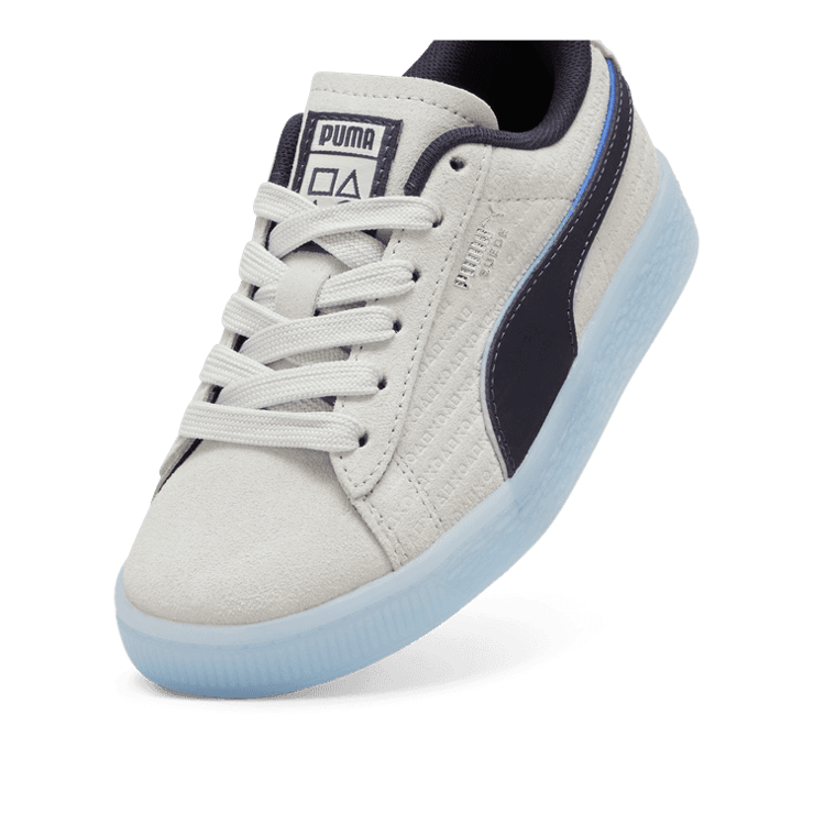 PUMA x PLAYSTATIONÂ® Suede Sneakers in Dark Blue (PS) Angle 2