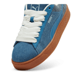 PUMA Suede XL Denim Sneakers in Blue Horizon/Grey Skies Angle 2