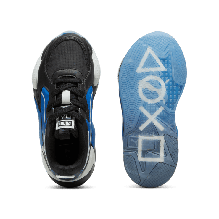 PUMA x PLAYSTATIONÂ® RS-X Sneakers in Royal Blue (PS) Angle 0